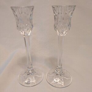 Vintage~GORHAM~Althea Crystal Candlesticks-Set of 2